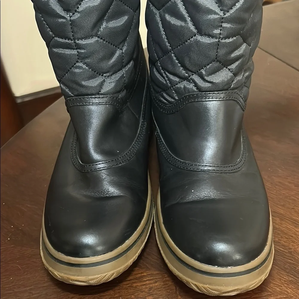 Coach New York Samara Aniline Black Winter Boots - Picture 8 of 14